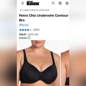 Wacoal Retro Underwire Contour Bra - 40H